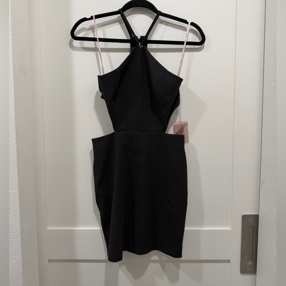 NEW FOREVER 21 Halter Mini Dress- Black (size S)